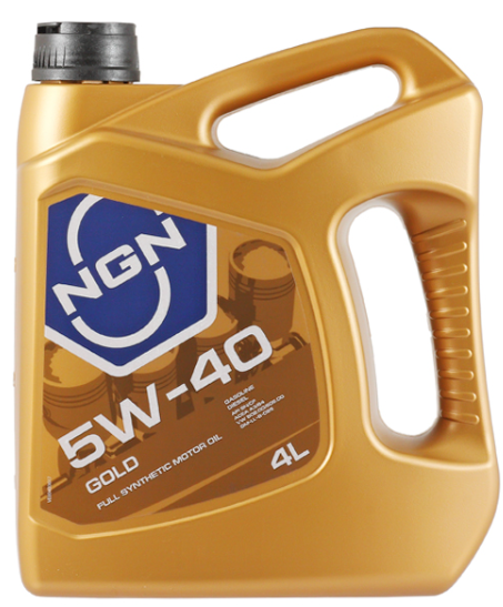 NGN 5W-40 GOLD SN/CF 4л (синт. мотор. масло)